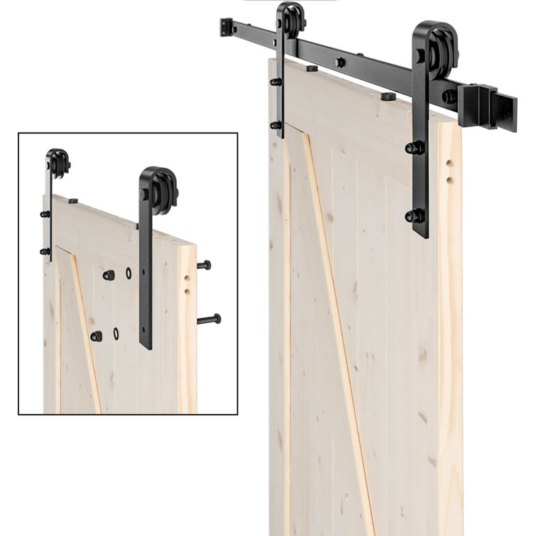 Winado Sliding Standard Single Track Barn Door Hardware Kit Wayfair